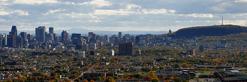 Image original from http://fr.wikipedia.org/wiki/Fichier:Panorama_Montr%C3%A9al-Mont_royal.jpg