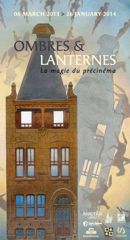 Announcement poster Ombres et lanternes By François Schuiten 