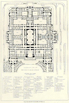 Schematics of the Palais de Justice